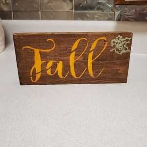 Fall Primitive Sign